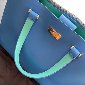 Kate Spade purse blue & turquoise